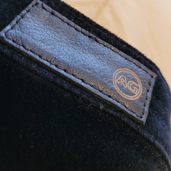 AG Jeans THE JODI HIGH-RISE SLIM FLARE CROP IN SUPER BLACK - Picture 14 of 16